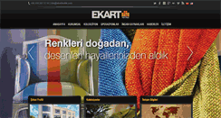Desktop Screenshot of ekarttextile.com